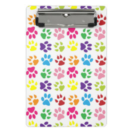 Mini Prancheta Patas Coloridas, Patas-Cães, Patas-Gatos