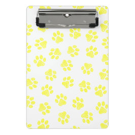 Mini Prancheta patas de rabo, patas de cão, patas amarelas