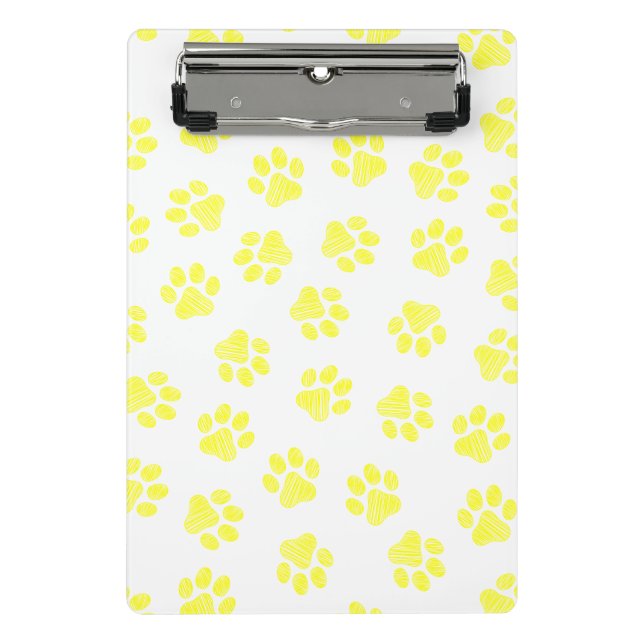 Mini Prancheta patas de rabo, patas de cão, patas amarelas (Frente)