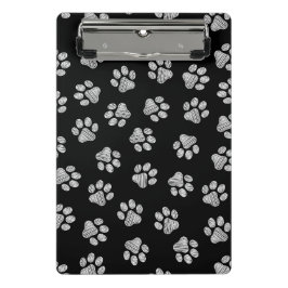 Mini Prancheta patas de rabo, patas de cão, patas brancas