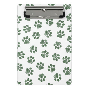 Mini Prancheta patas, patas caninas, patas verdes