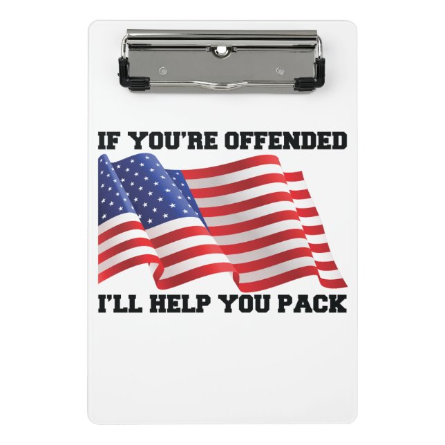 Mini Prancheta Patriota Americano (Frente)