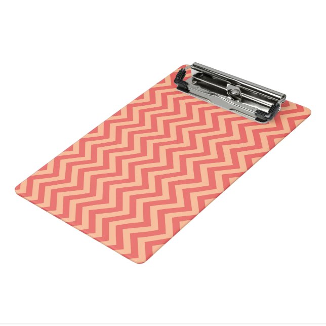 Mini Prancheta Peach Fuzz e Cranberry Chevron (Inclinado3)