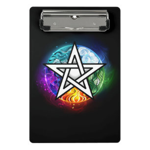 Mini Prancheta Pentagrama do Wiccan