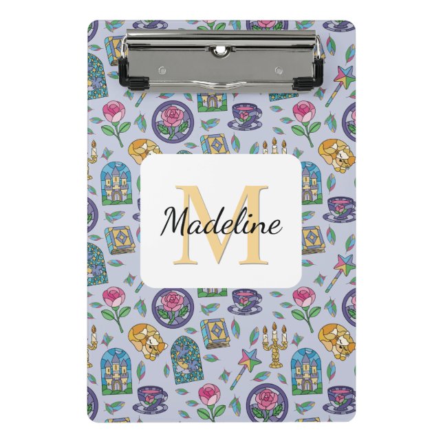 Mini Prancheta Personalized Cats Beauty and the Beast Book Girl (Frente)