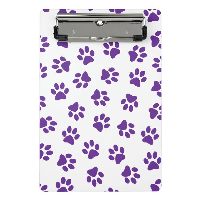 Mini Prancheta Pestor De Patas, Patas Cachorros, Patas Roxas (Frente)