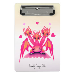 Mini Prancheta Pink dragons