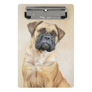Mini Prancheta Pintura Bullmastiff - Arte Cachorra Original