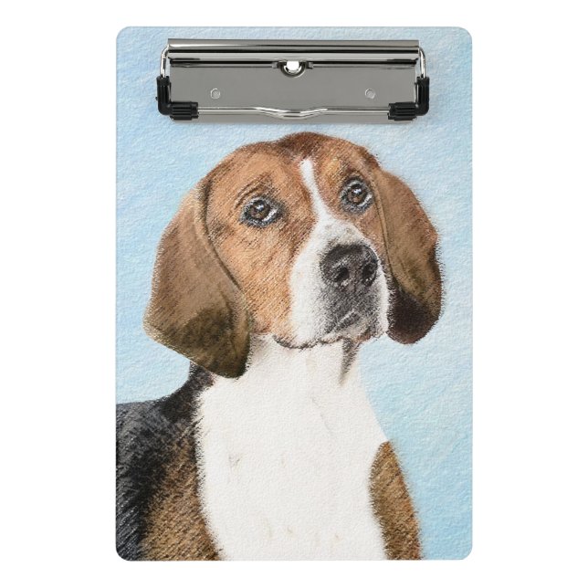 Mini Prancheta Pintura Inglesa em Foxhound - Arte Cachorro Origin (Frente)