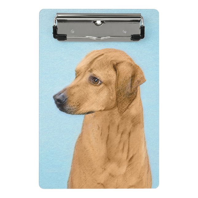 Mini Prancheta Pintura Ridgeback da Rodésia - Arte Cachorra Origi (Frente)