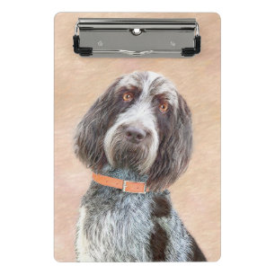 Mini Prancheta Pintura Spinone Italiano - Arte Cachorro Original