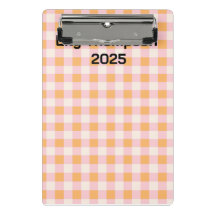 Planner Pastel Rosa e Laranja