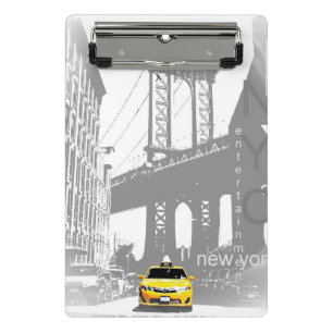 Mini Prancheta Ponte Yellow Nyc Nova Iorque Brooklyn