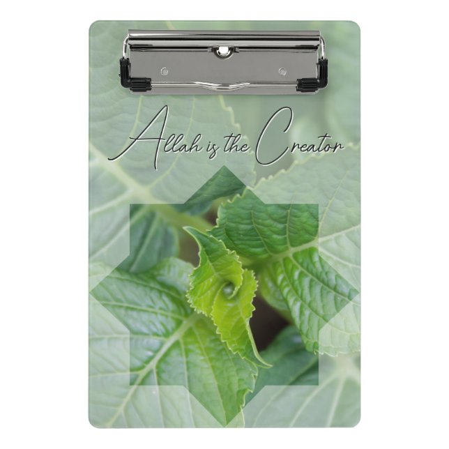 Mini Prancheta porte-bloc méditer sur la création de Dieu  (Frente)