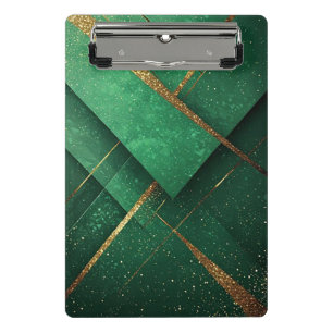 Mini Prancheta Presente de acessório de mesa elegante verde abstr