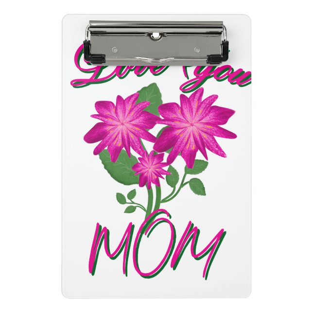 Mini Prancheta Presente floral personalizado e customizado para o (Frente)