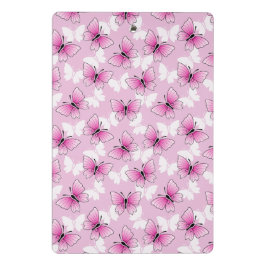 Mini Prancheta Pretty Pink Butterfly Mini Clipboard