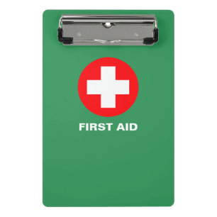 Mini Prancheta Primeiros Socorros - Médico (cruzado) - Ambulânc