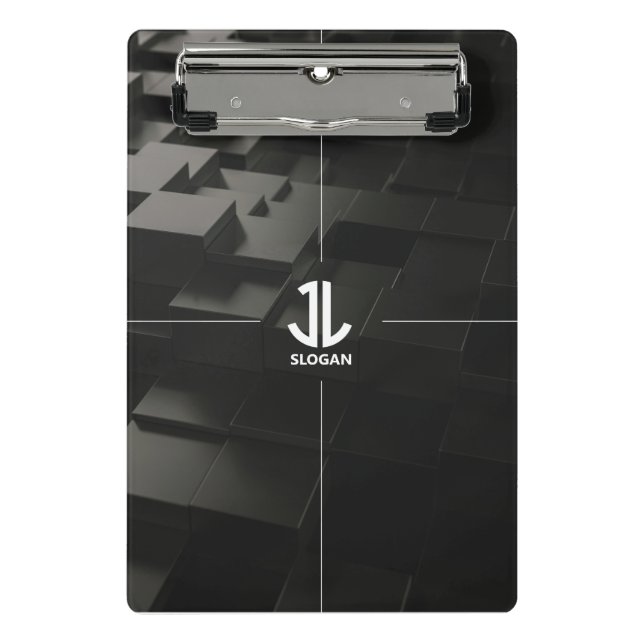 Mini Prancheta Promocional comercial profissional preto (Frente)