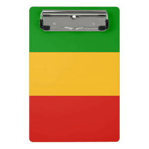 Mini Prancheta RASTAFARI FLAG COLORS + suas ideias