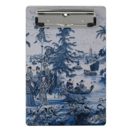 Mini Prancheta Repro Chinoiserie Delft Blue e White Azulejo