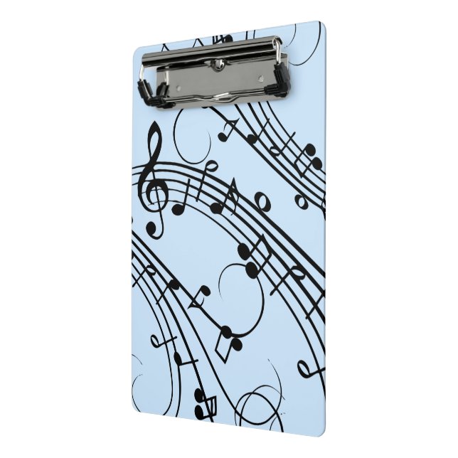 Mini Prancheta Rico Music Notes Blue (Angulado2)