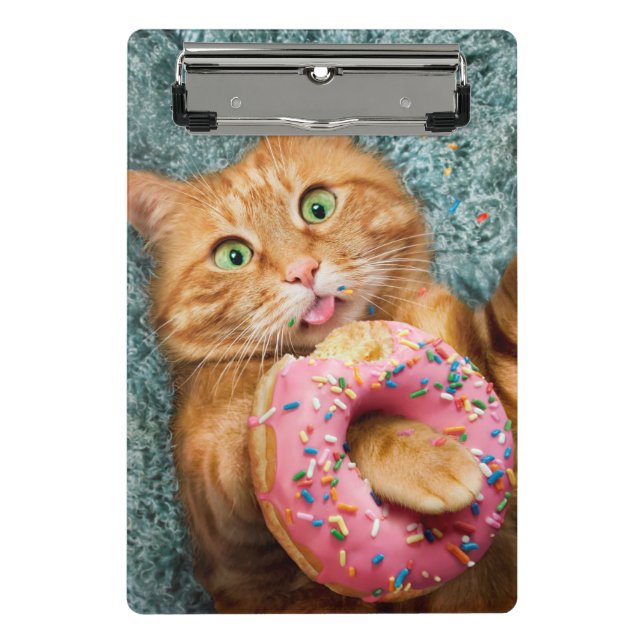 Mini Prancheta Rosquinha para alimentação de gatos (Frente)