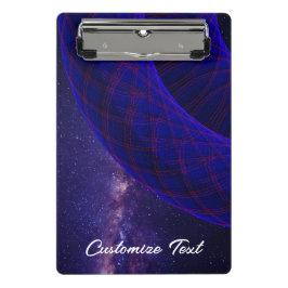 Mini Prancheta Rosquinhas Azuis Na Mini Área De Transferência De 