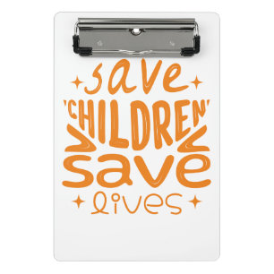 Mini Prancheta Salvar Filhos, Salvar Etiquetas de Favoritos de Vi