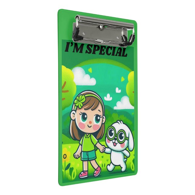 Mini Prancheta Seja Verde Para A Consciência Da Paralisia (Inclinado)