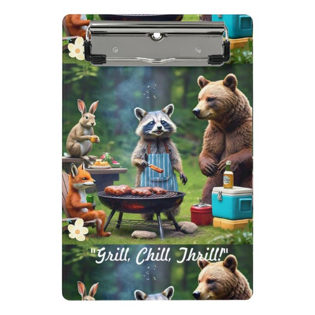 Mini Prancheta "Selvagem Sobre CHURRASCO" (Frente)