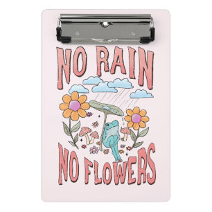 Mini Prancheta Sem Chuva, Sem Flores   Floral Inspiracional