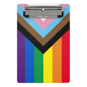 Mini Prancheta Sinalizador de diversidade de gay do arco-íris Lg