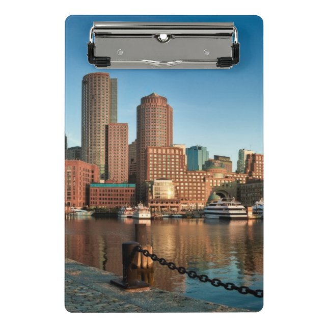 Mini Prancheta Skyline de Boston (Frente)
