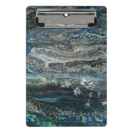 Mini Prancheta Sonhos da pintura do abstrato Oceano 20