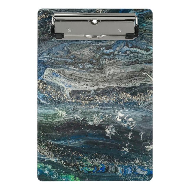 Mini Prancheta Sonhos da pintura do abstrato Oceano 20 (Frente)