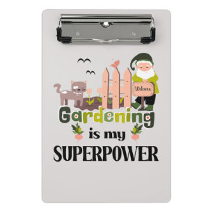 Mini Prancheta Superpotência de jardinagem, jardineiro-cúmulo