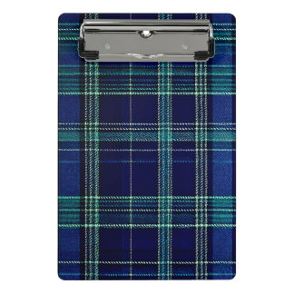 Mini Prancheta Tartan plaid notebook