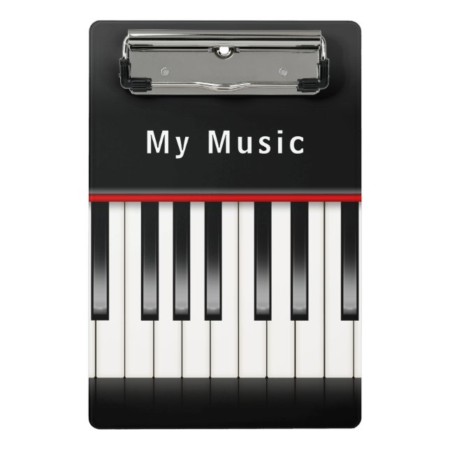 Mini Prancheta Teclado Piano (Frente)