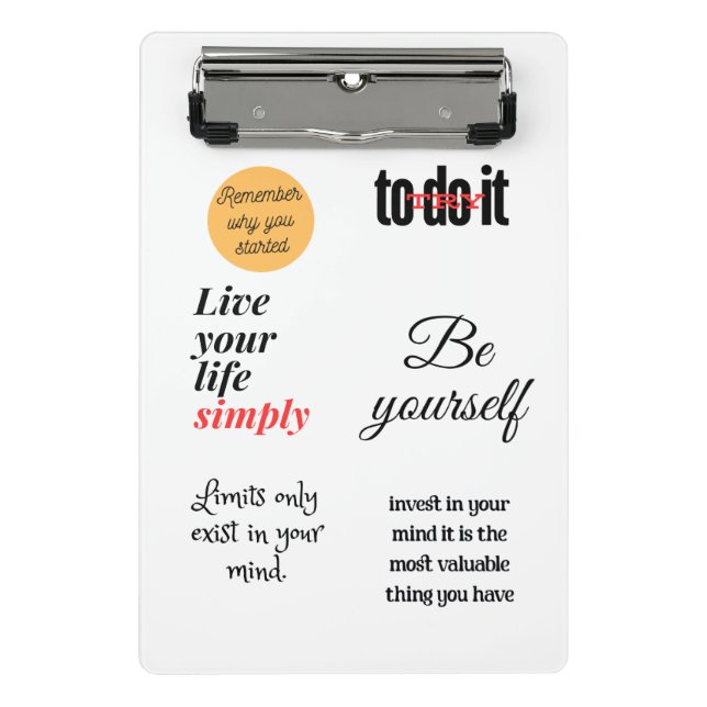 Mini Prancheta tente fazer isso (Frente)