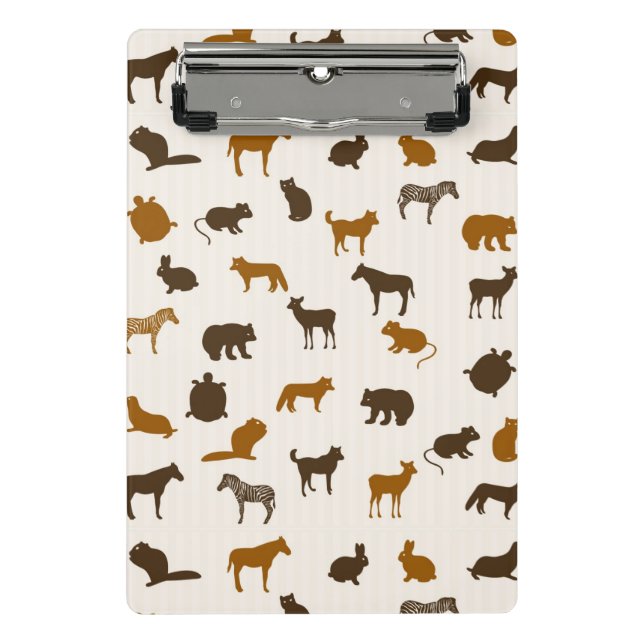 Mini Prancheta Teste padrão animal 1 (Frente)