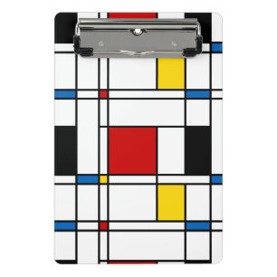 Mini Prancheta Teste padrão de de Stijl