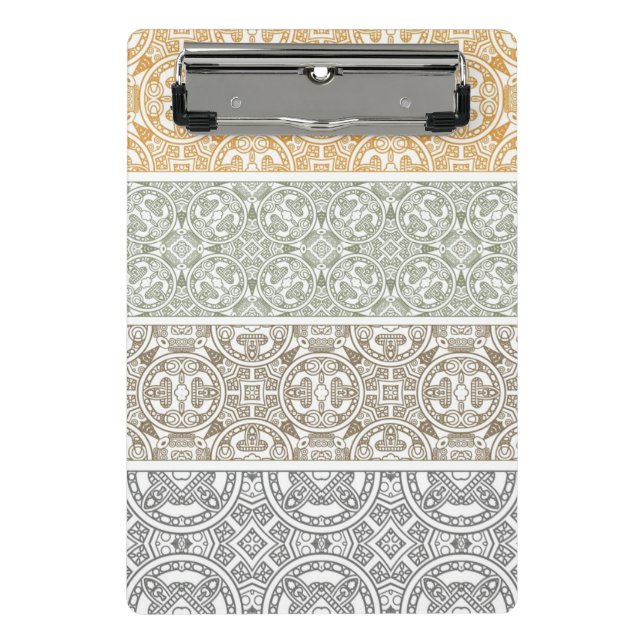 Mini Prancheta Teste padrão decorativo (Frente)