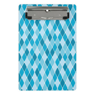 Mini Prancheta Teste padrão do inverno do Harlequin