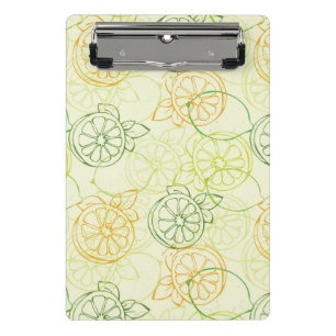 Mini Prancheta Teste padrão do limão