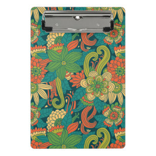 Mini Prancheta Teste padrão floral do verão