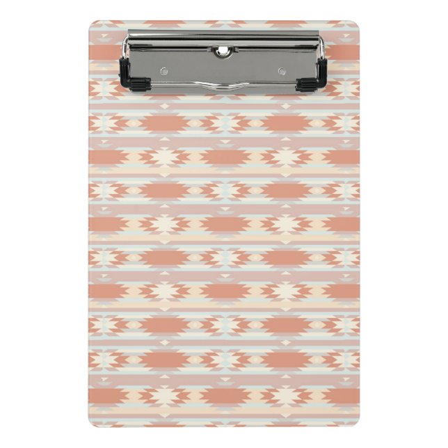 Mini Prancheta Teste padrão geométrico no estilo asteca 3 (Frente)