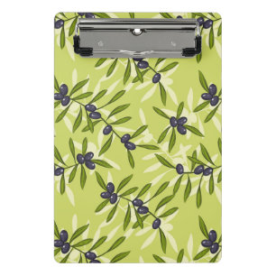 Mini Prancheta Teste padrão verde-oliva