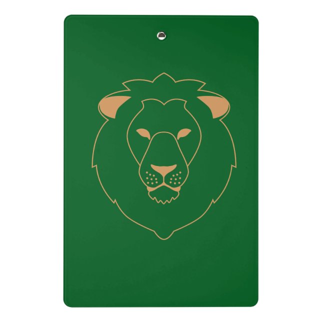 Mini Prancheta The Lion's Gaze: Golden Contour (Verso)