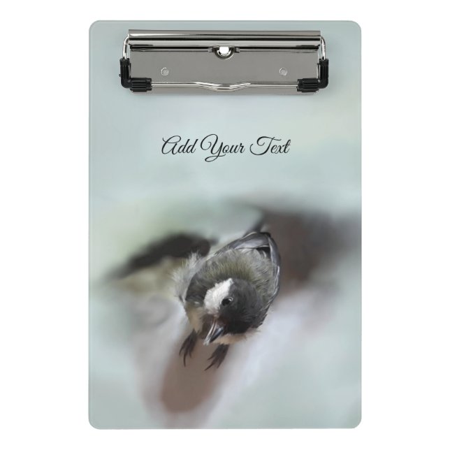 Mini Prancheta Tidi, meu Pássaro, o Parus Major (Frente)